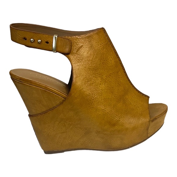 Charles David wedge open toe sling Back heel - Picture 1 of 6